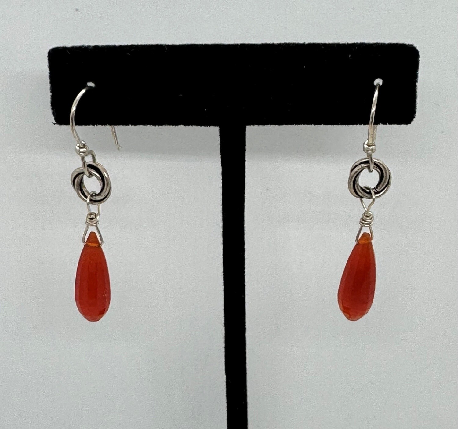 Robb Earrings Carnelian Dangles