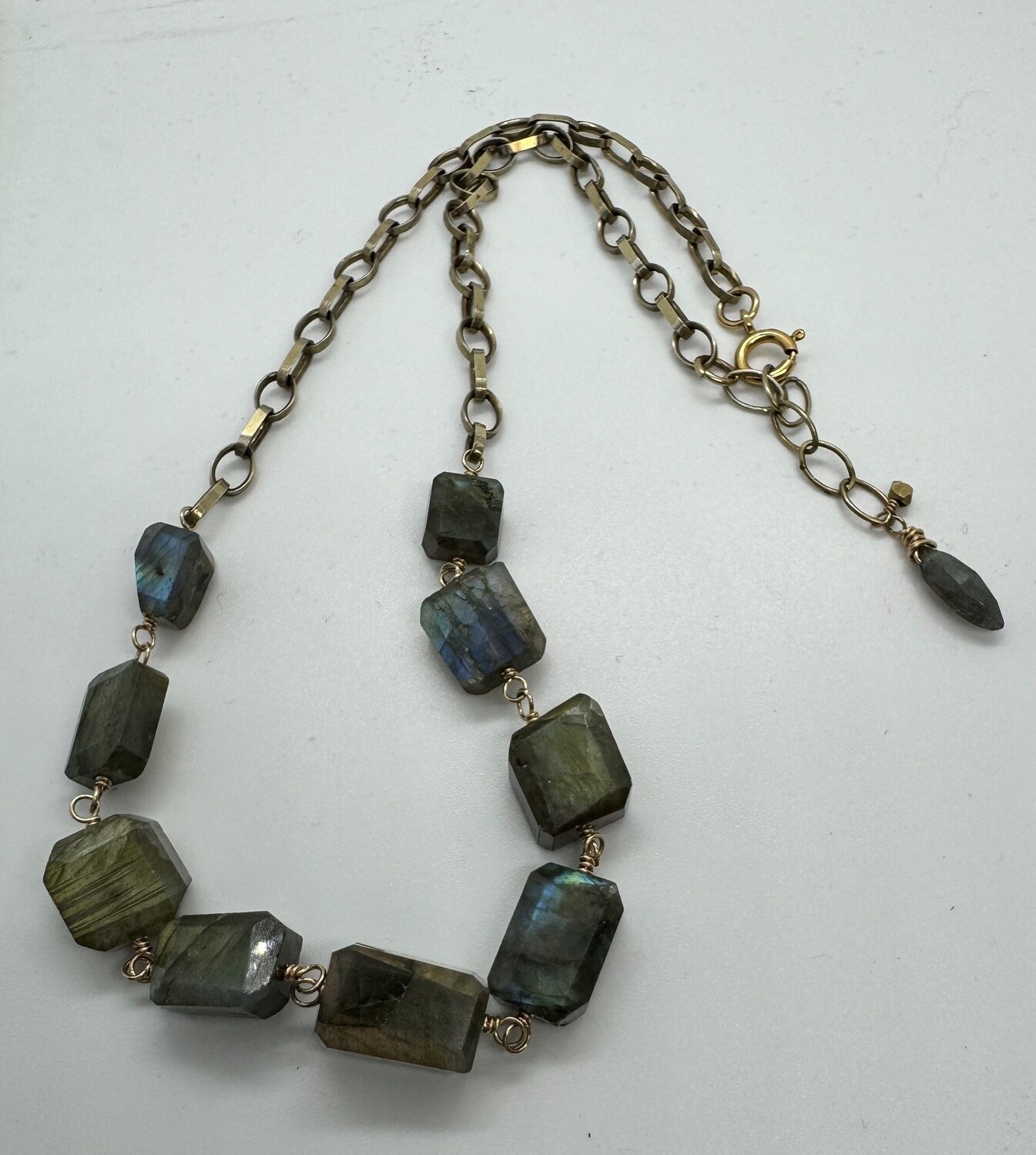 Robb Necklace Chunky Labradorite