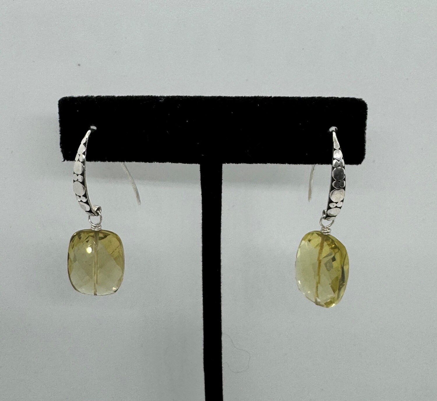Robb Earrings Lemon Quartz Drop