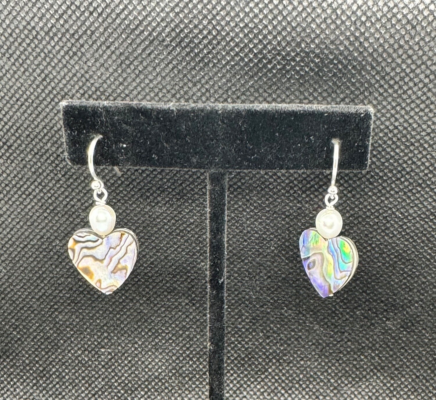 Trueworthy Earrings Heart Abolone