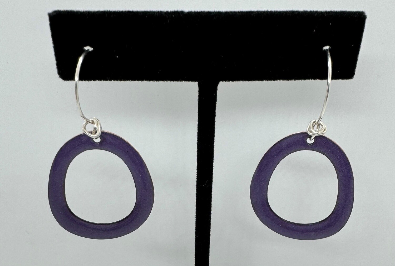 DiCesare Ear Purple Open Oval