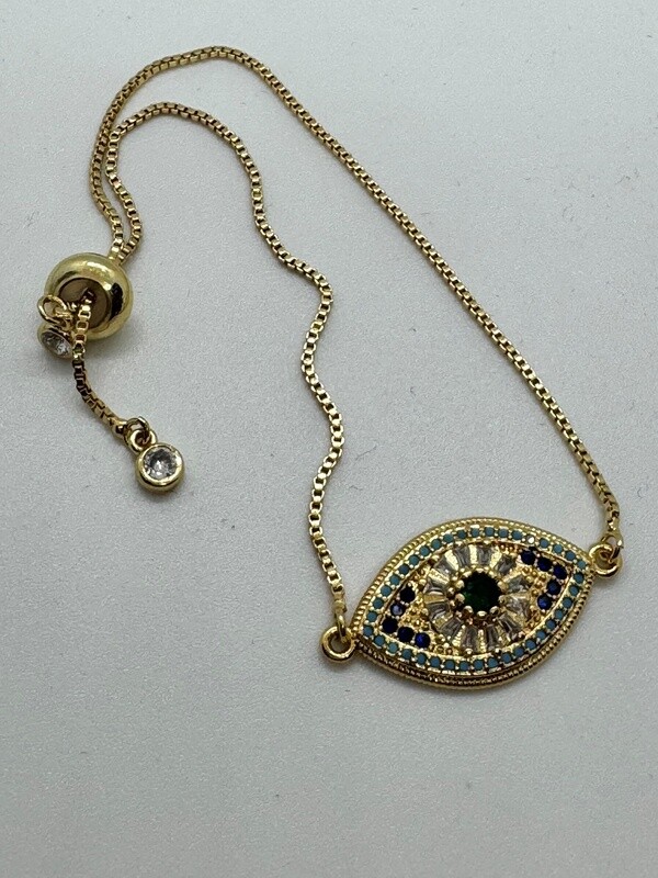 Kalli Bracelet Evil Eye GF