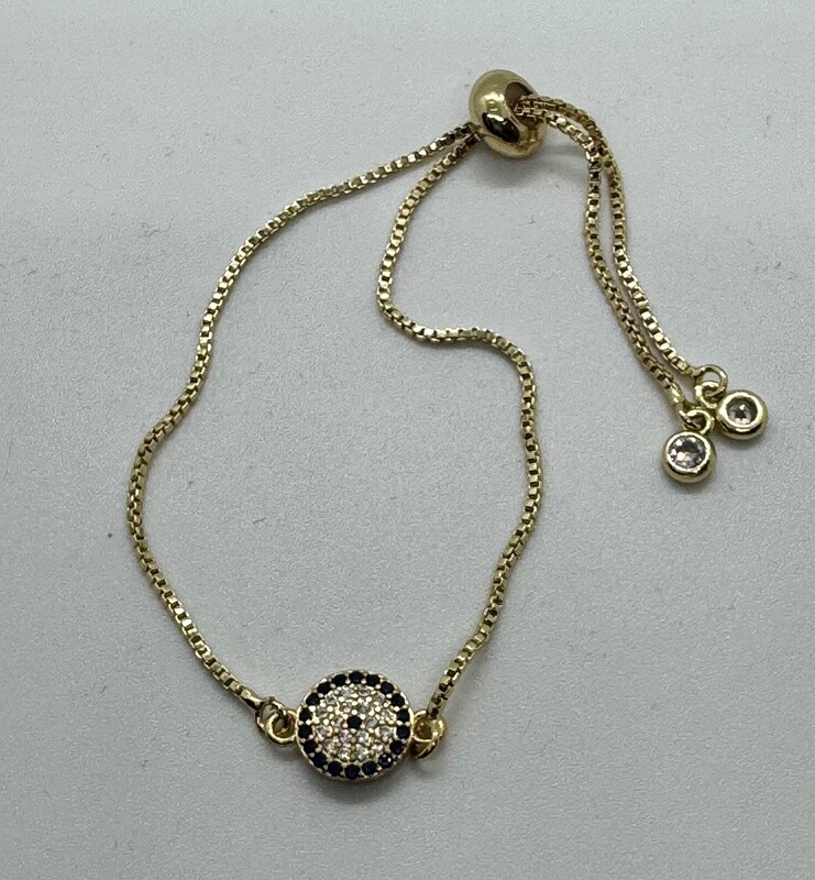 Kalli Bracelet Round Blue and White  Charm GP