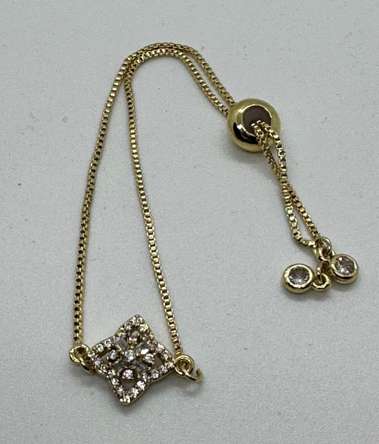 Kalli Bracelet Diamond Shaped Micro Pave