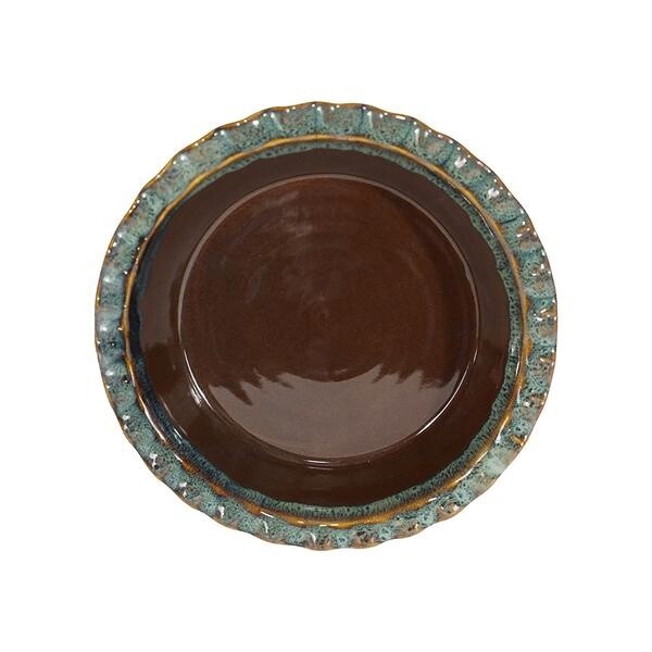 Neher Dish Pie Plate w/Recipe Mocha