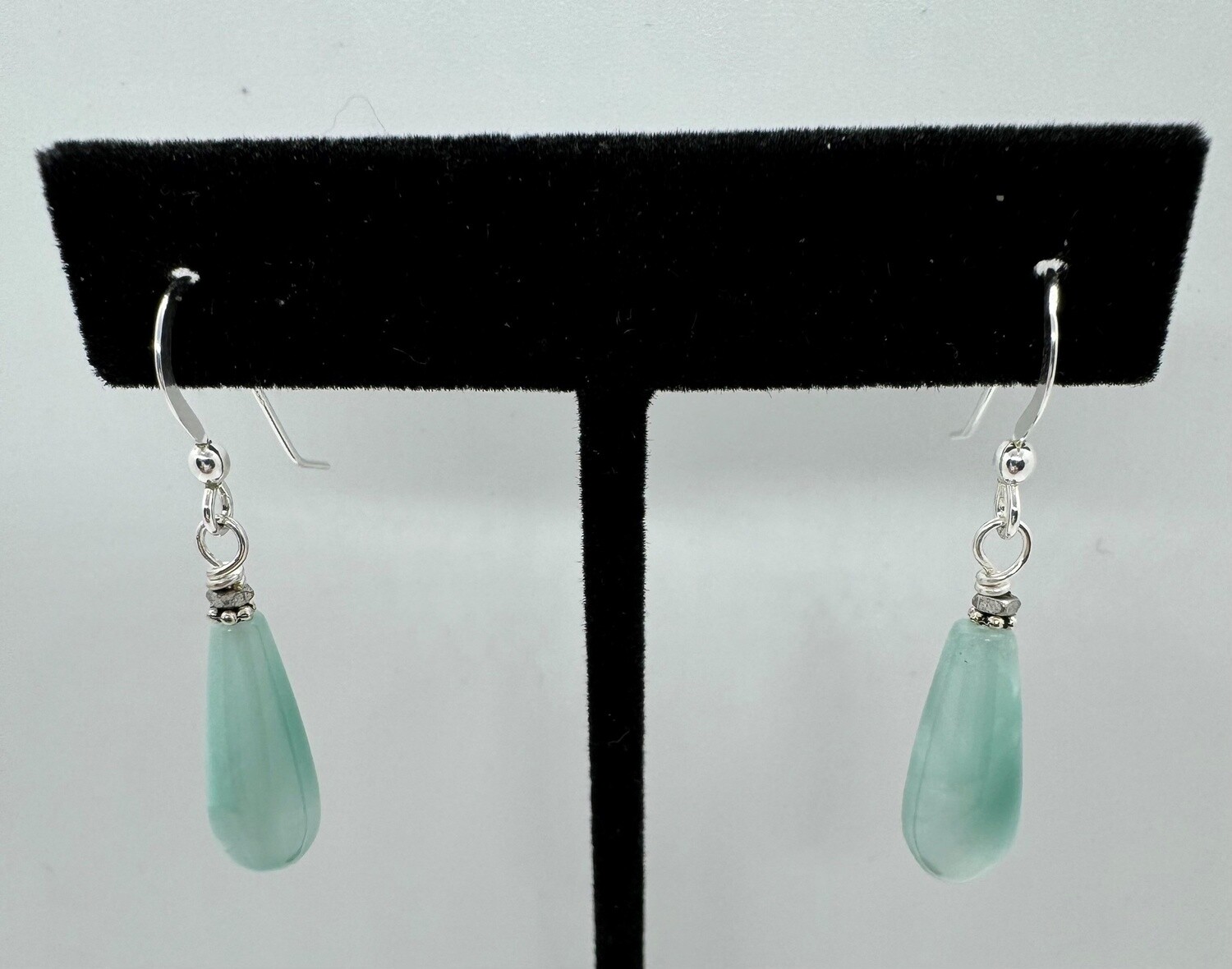 Cass Earring Green Moonstone