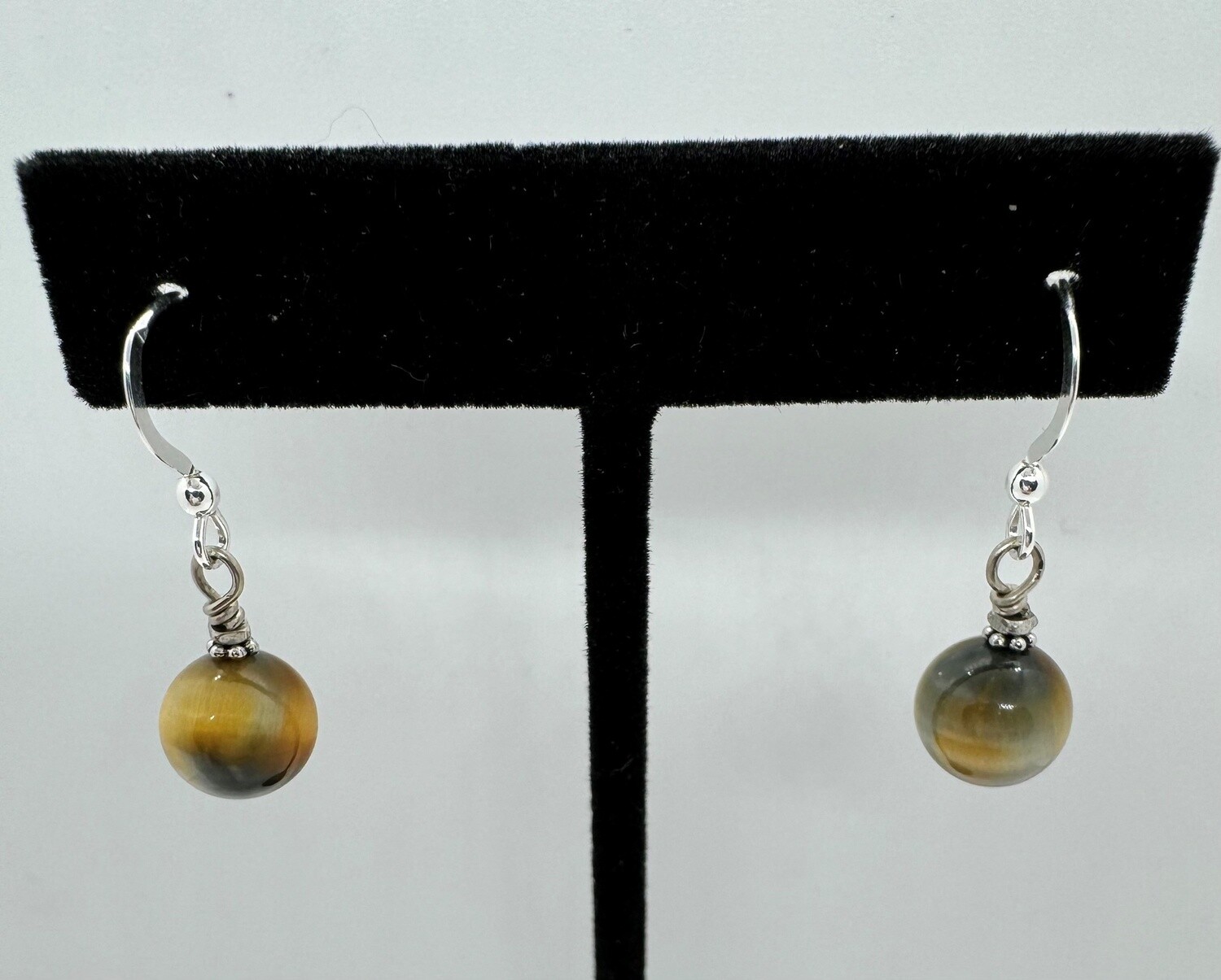 Cass Earrings Tigers Eye