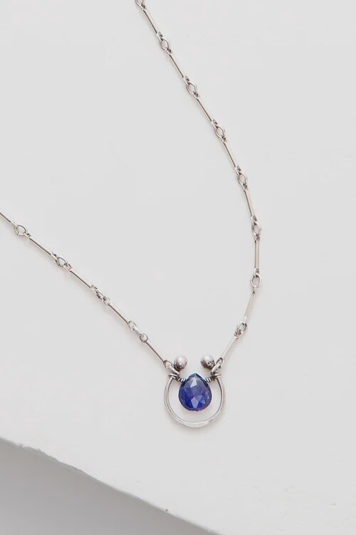 Zuzko Necklace Horseshoe Sapphire