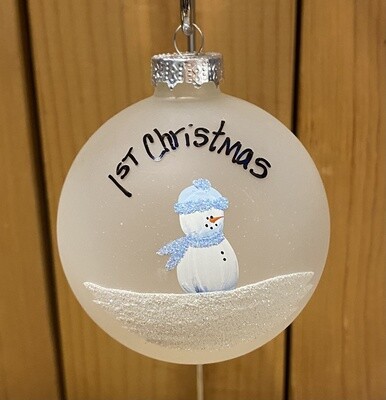 Hamilton Ornament &quot;1st Christmas&quot; Boy