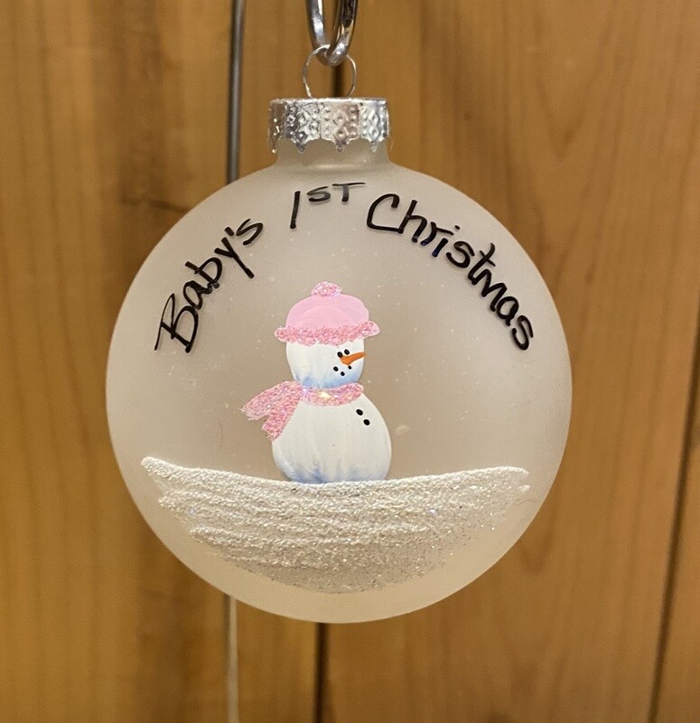 Hamilton Ornament &quot;1st Christmas&quot; Girl