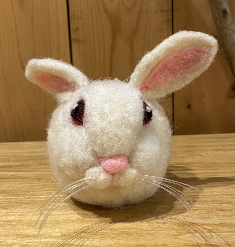 Wright Felted Chubby Bunny &quot;Miss Popcorn&quot;