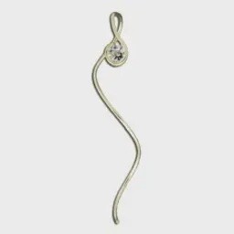 Steel Earrings Sterling Silver Threader &quot;Twists&quot;