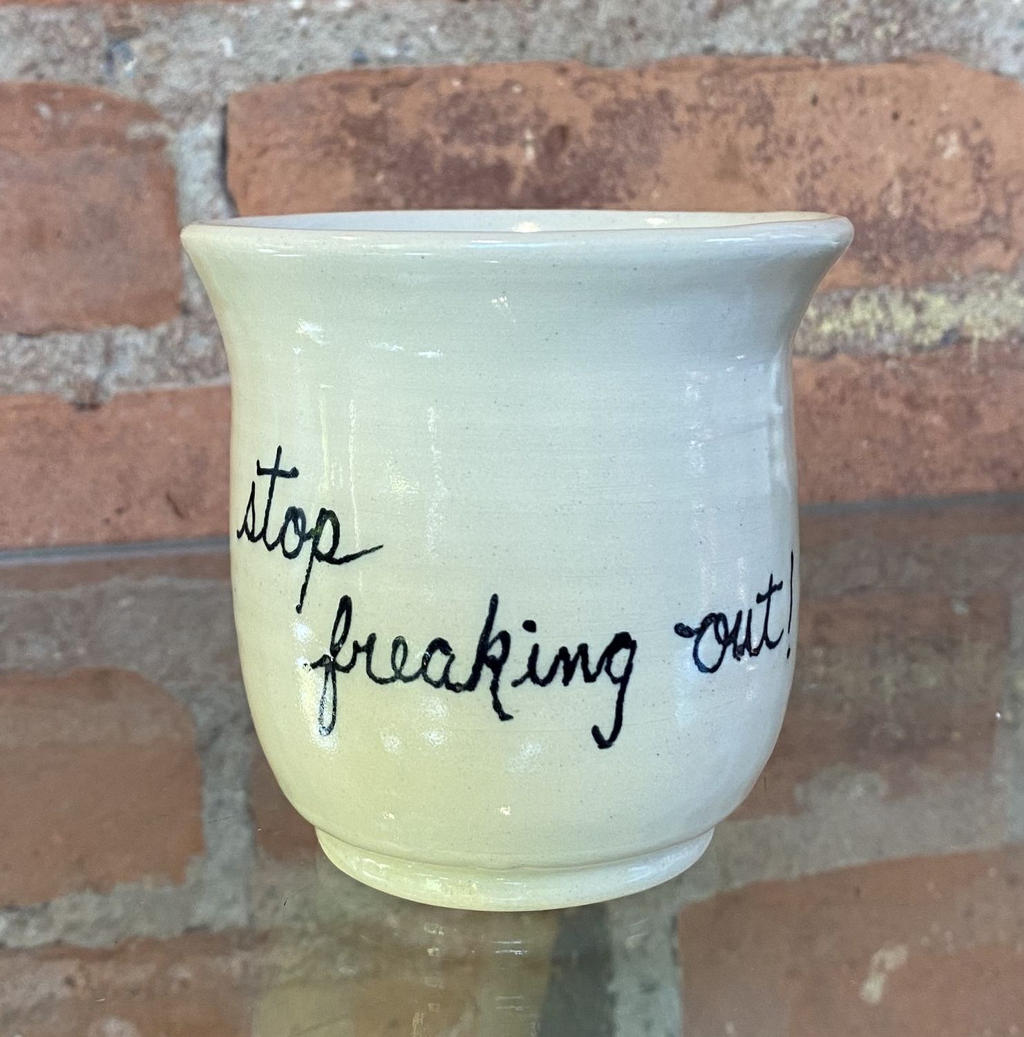 Johnson Tumbler Mug Stop Freaking Out