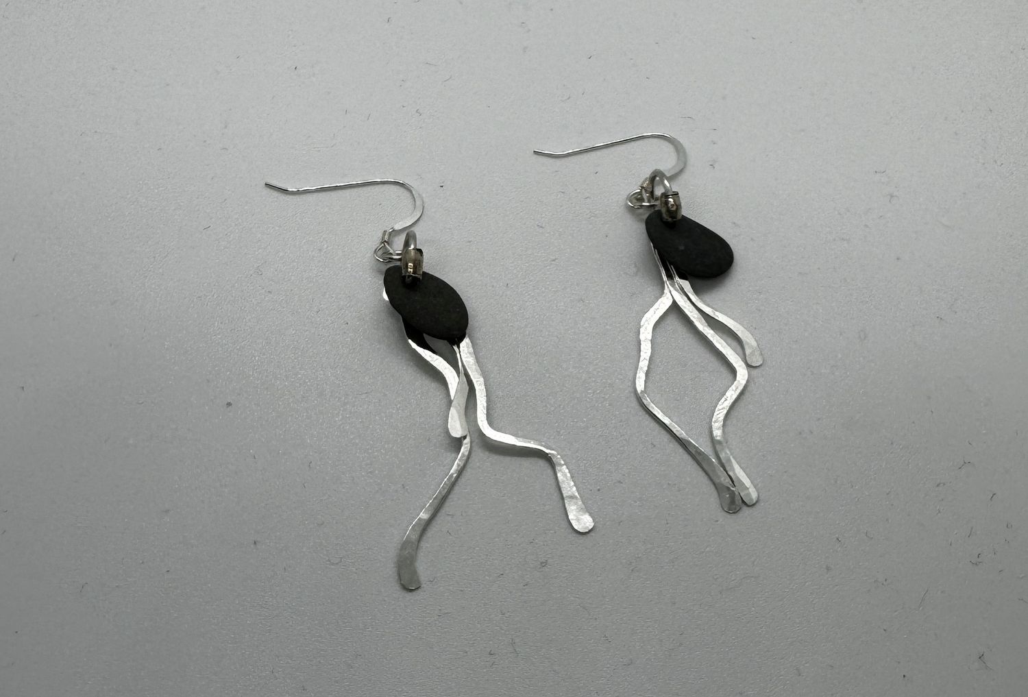Blue Quarry Earring 3 Lakes Silver Short
