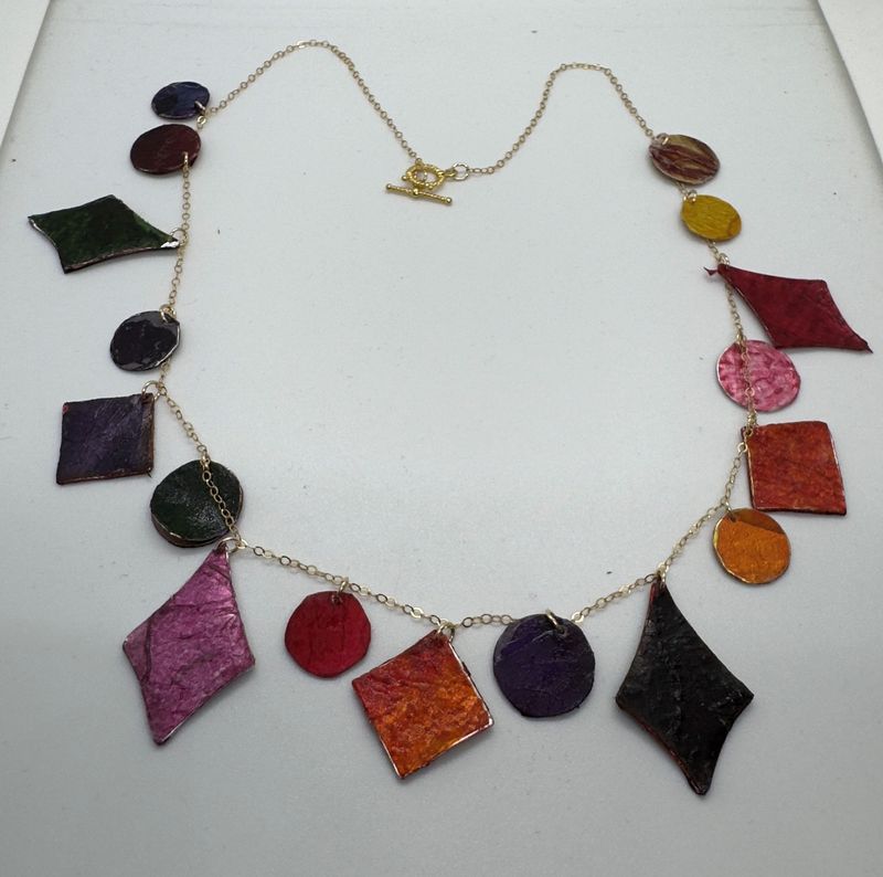 Turning Leaf Necklace Shapes Seasons Variety
