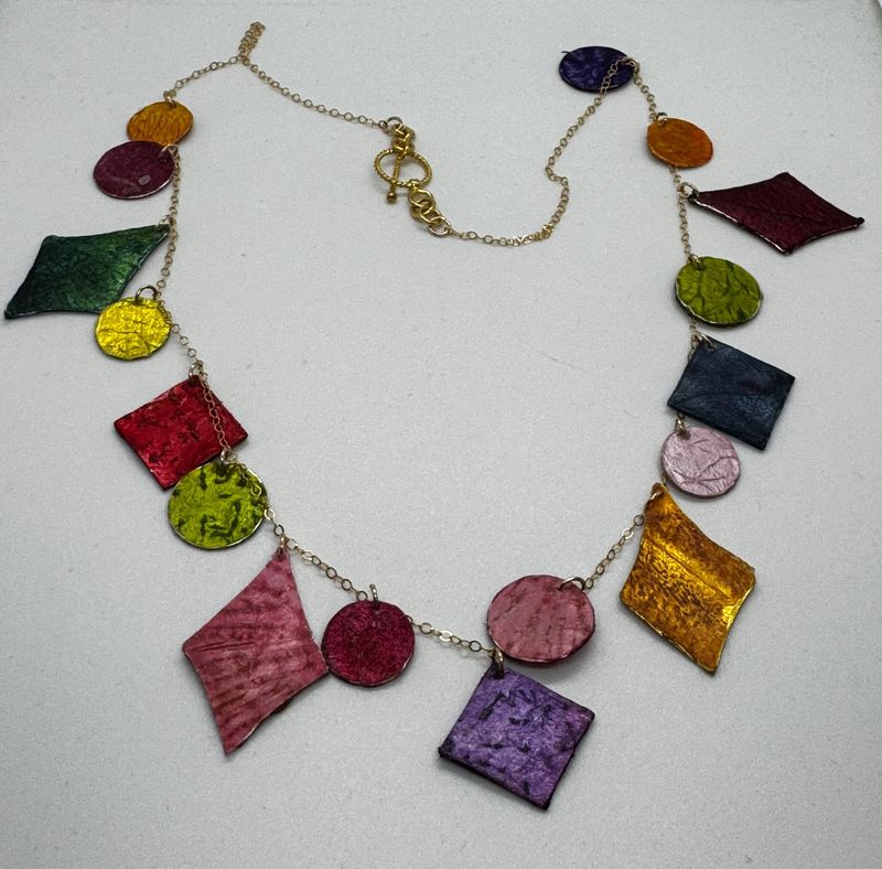 Turning Leaf Necklace Shapes Seasons Variety 1