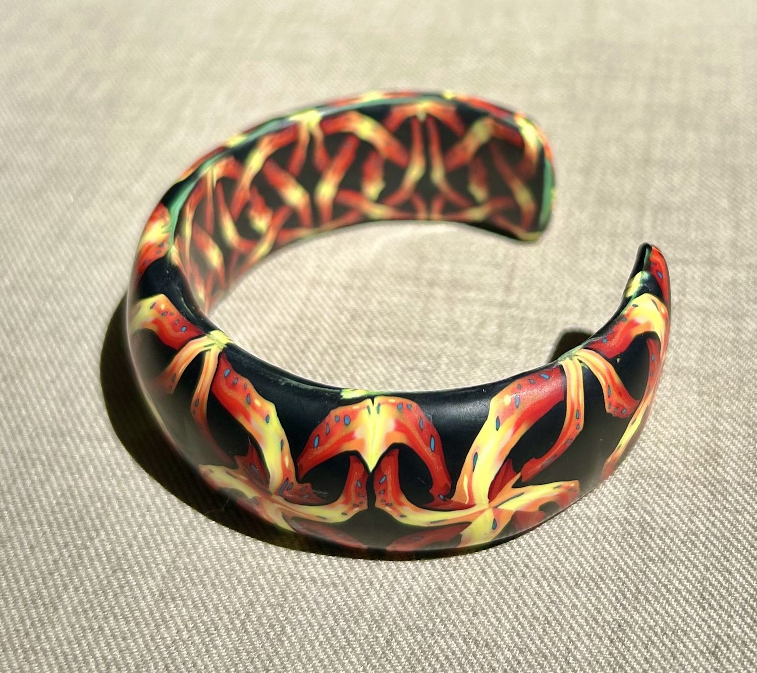 Most Bracelet Ribbon Cane Orange