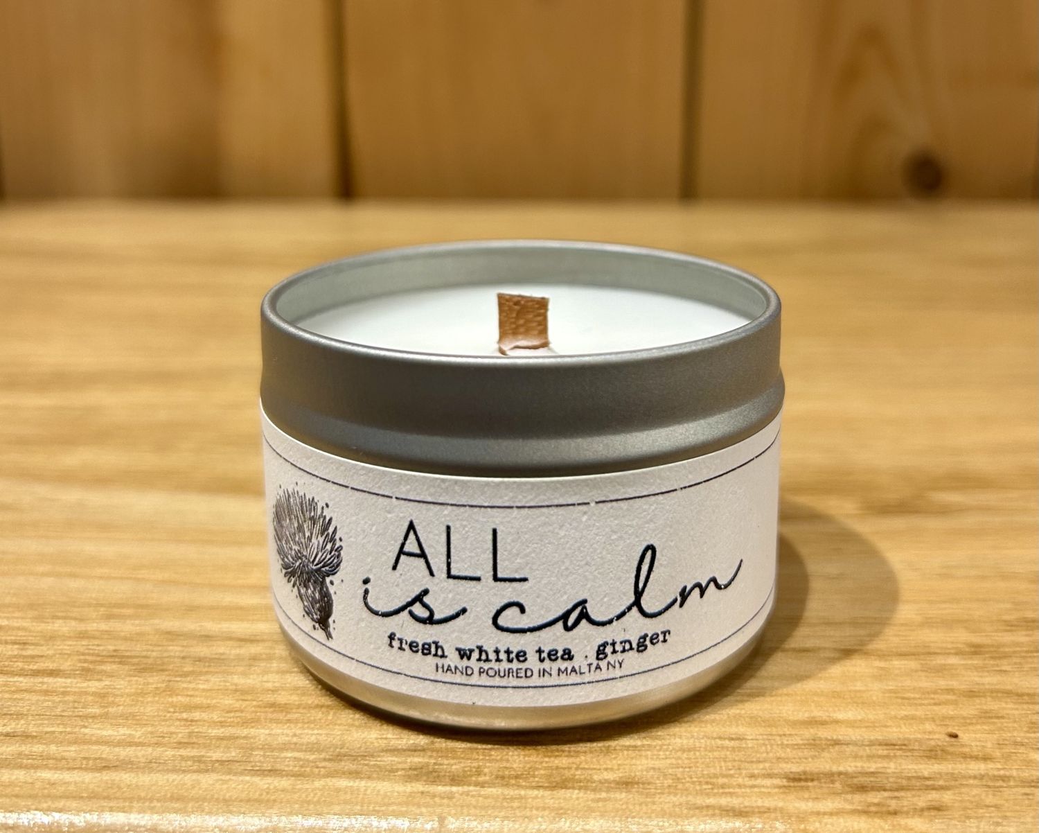 A Thistle Moon &quot;All Is Calm&quot; Scented Candle 4 oz