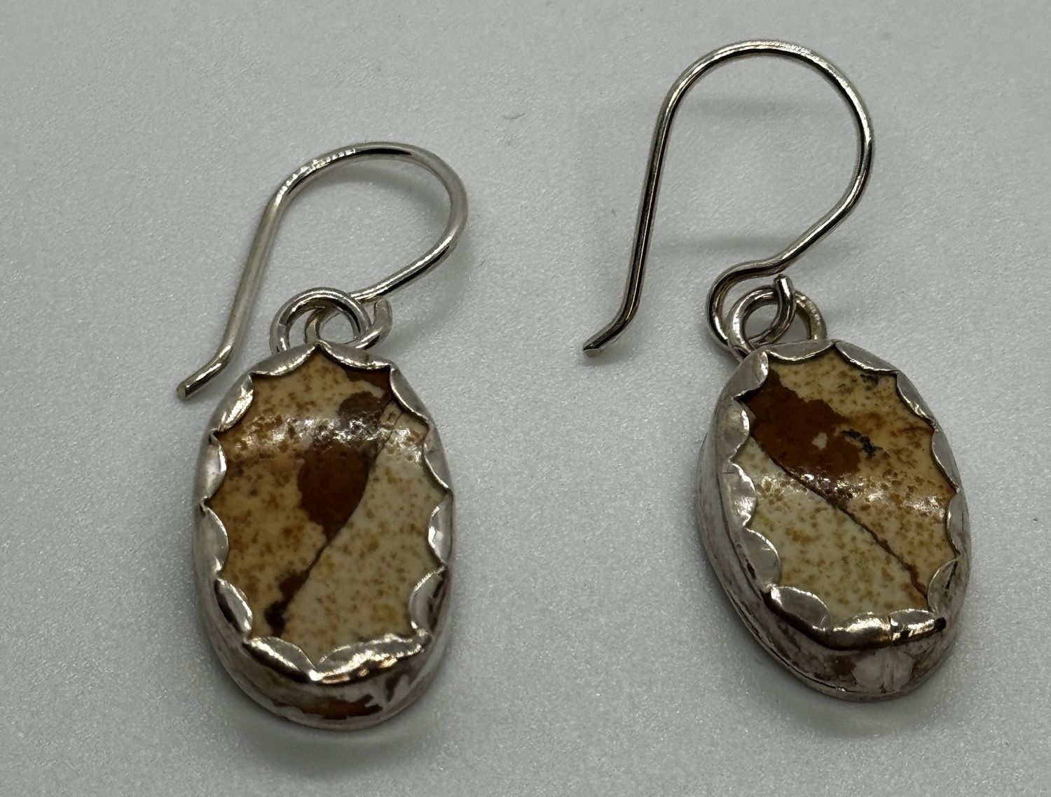 Mountain View Earrings Jasper Drops