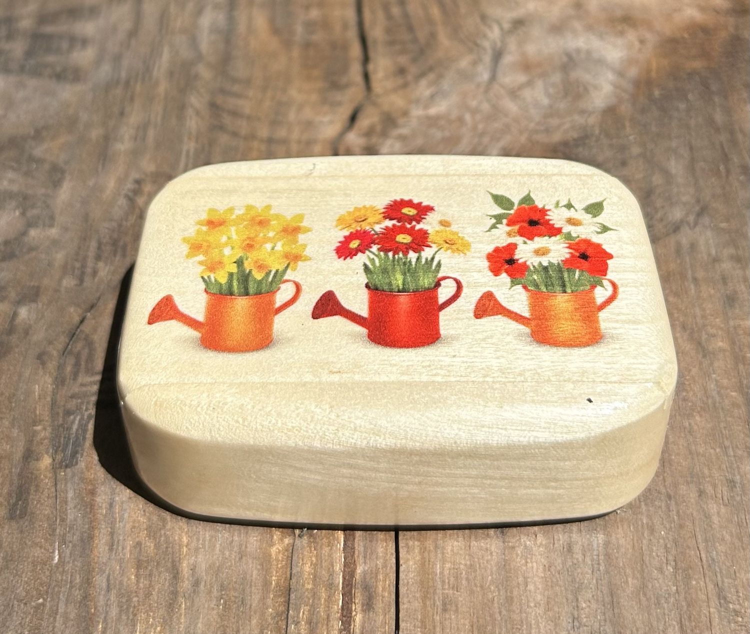 Heartwood Box Flowers with Flower Food Inside