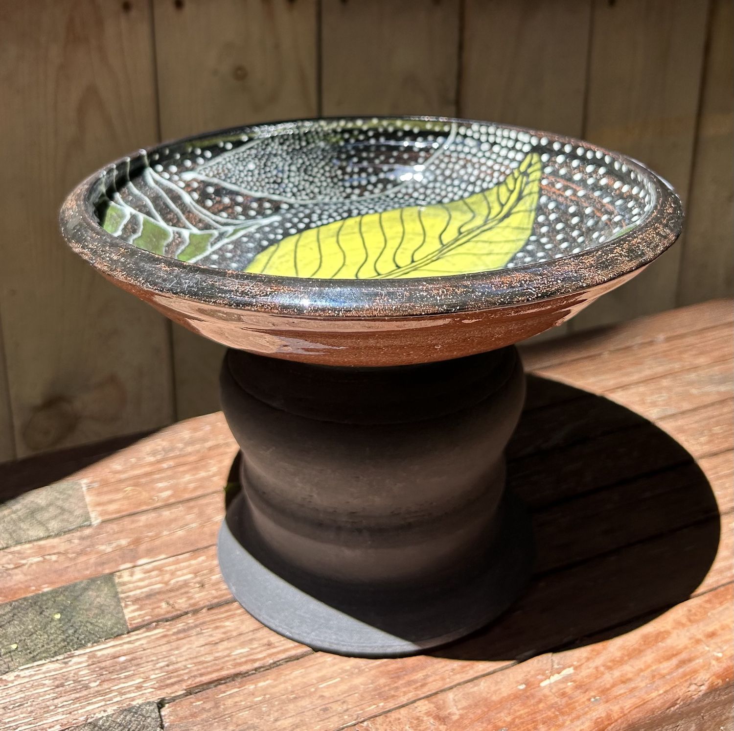 Okechukwu Large Pedestal Dish