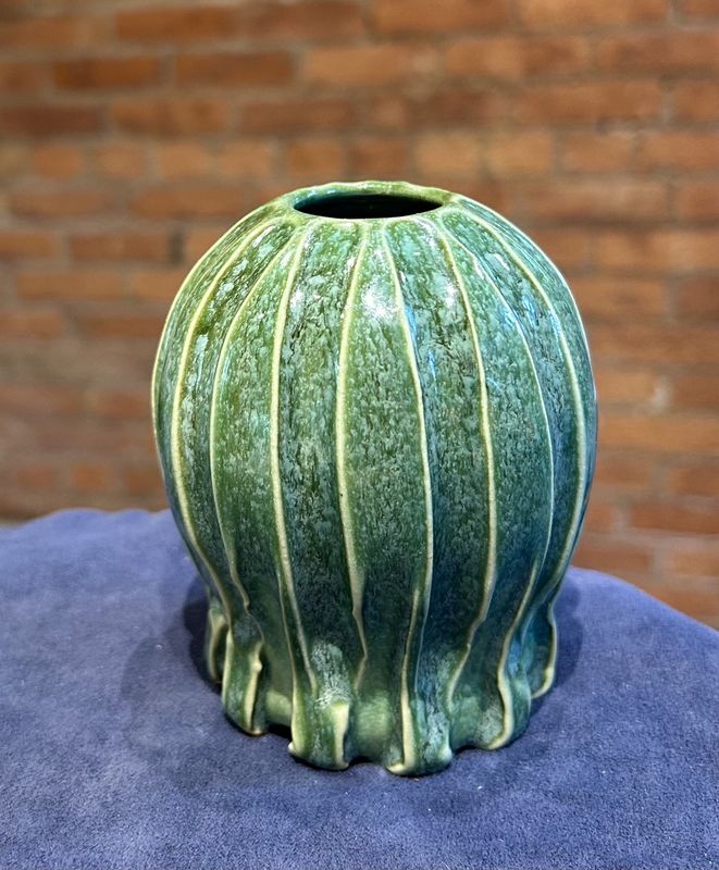 Okechukwu Small Green Vase