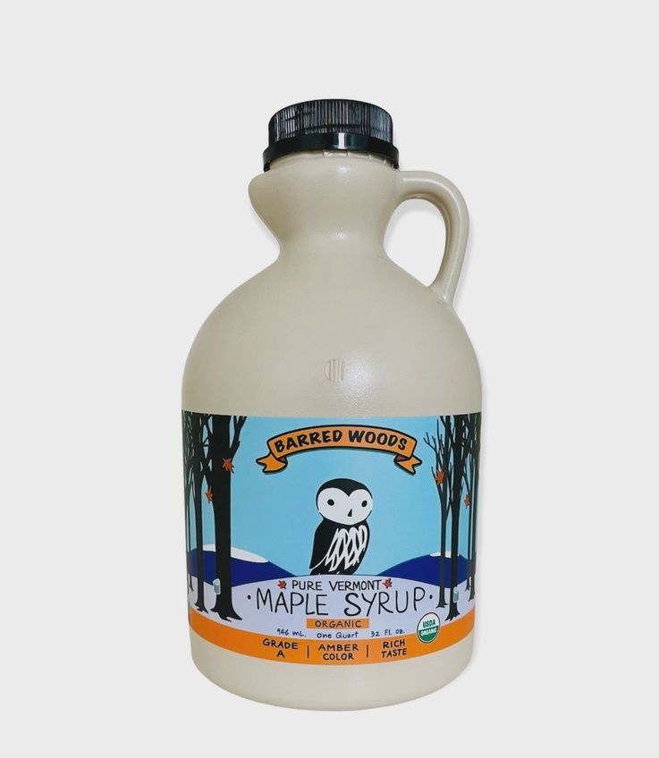 Barred Woods Organic Maple Syrup 1QT