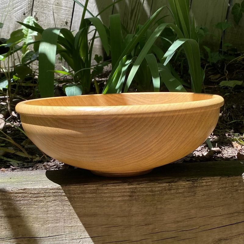 Blankenberg Large Salad Bowl, Ash