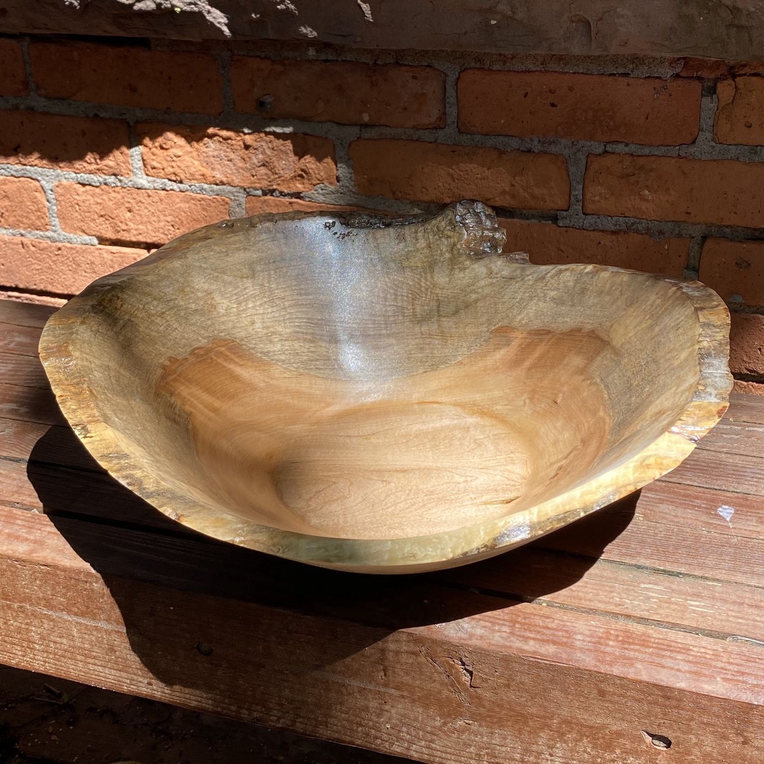 Grosz Bowl Large Maple Live Edge
