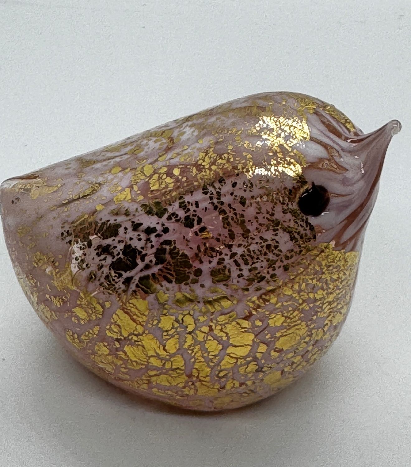 Sturzinger Murano Glass Small Birds, Color: Pink