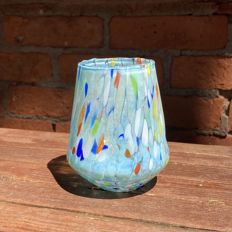 Sturzinger Stemless Wine Glass Multi Colored