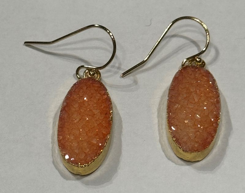 Trueworthy Earrings Large Peach Ovals