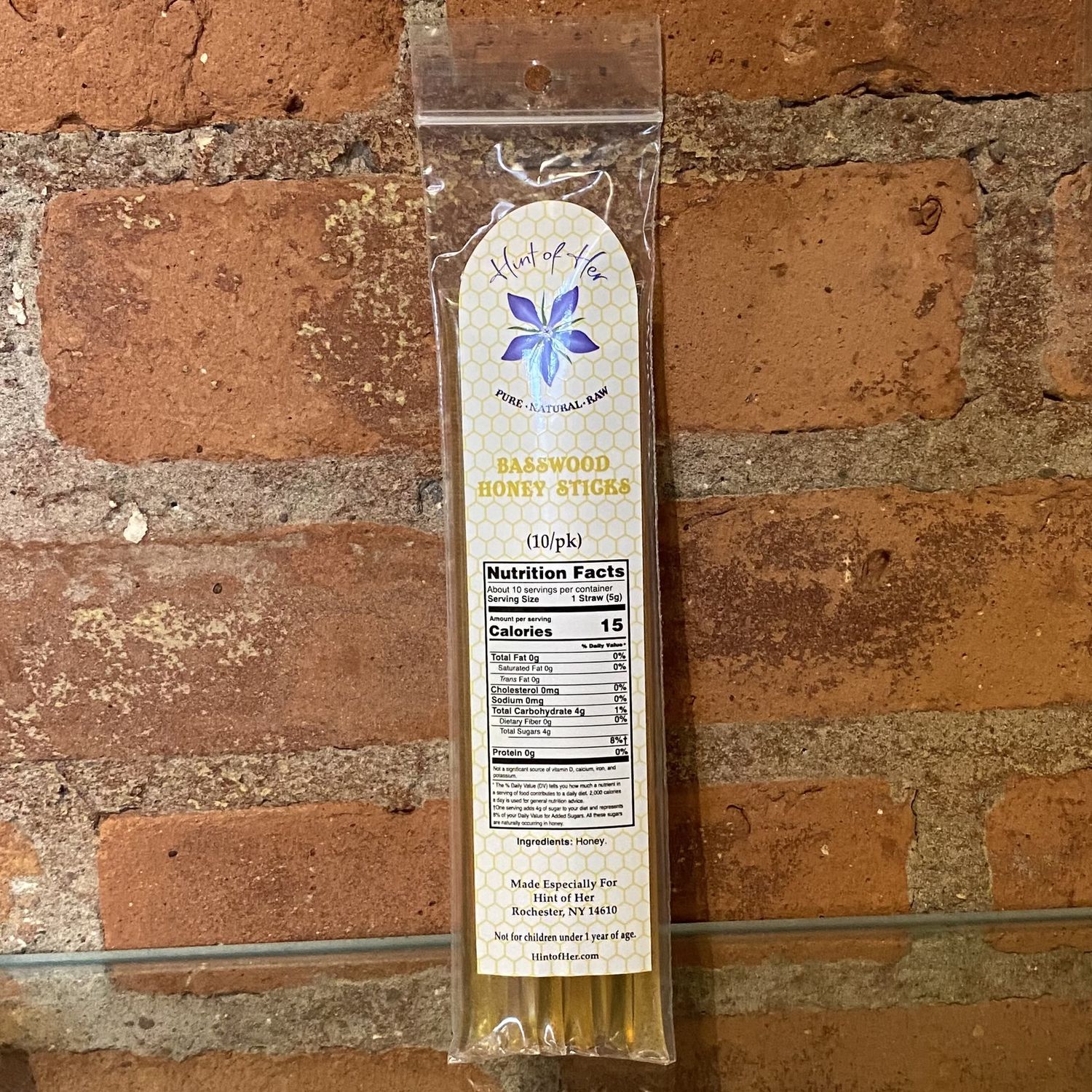 Hint of Her Honey Sticks 10 Pack Basswood