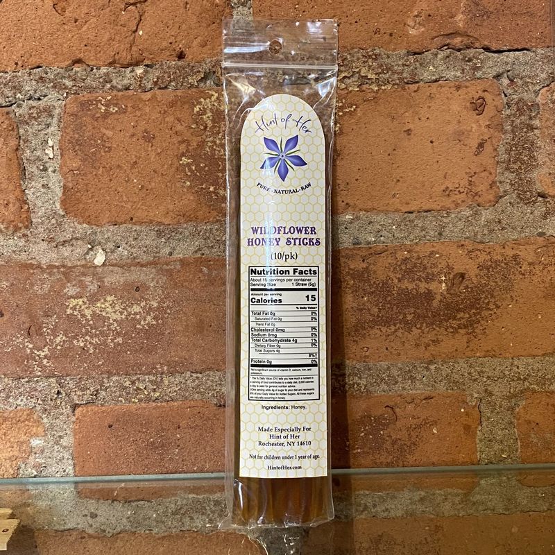 Hint of Her Honey Sticks 10 Pack Wildflower