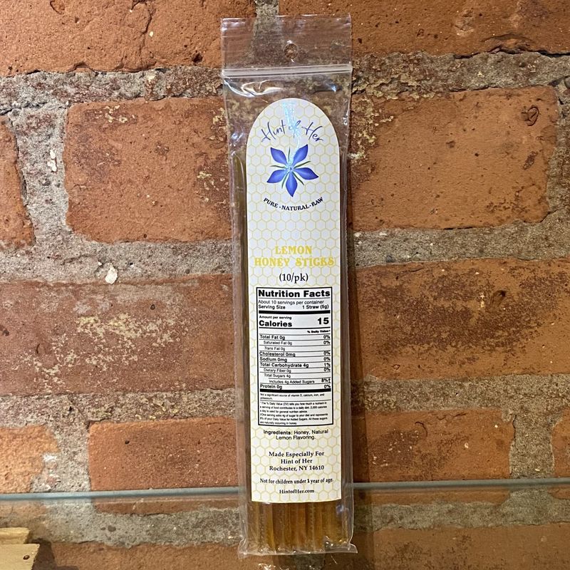 Hint of Her Honey Sticks 10 Pack Lemon Blossom