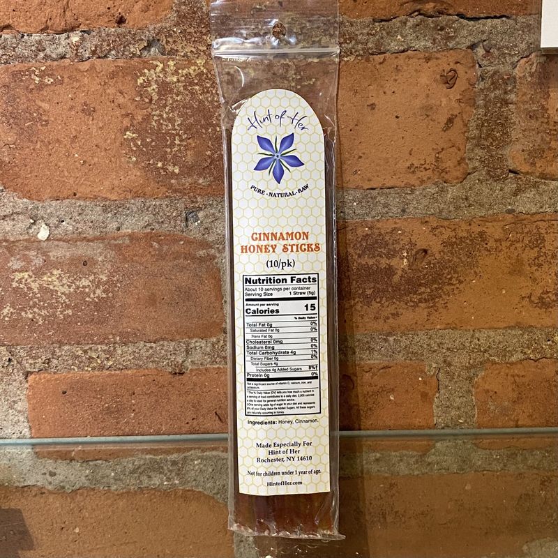 Hint of Her Honey Sticks 10 Pack Cinnamon