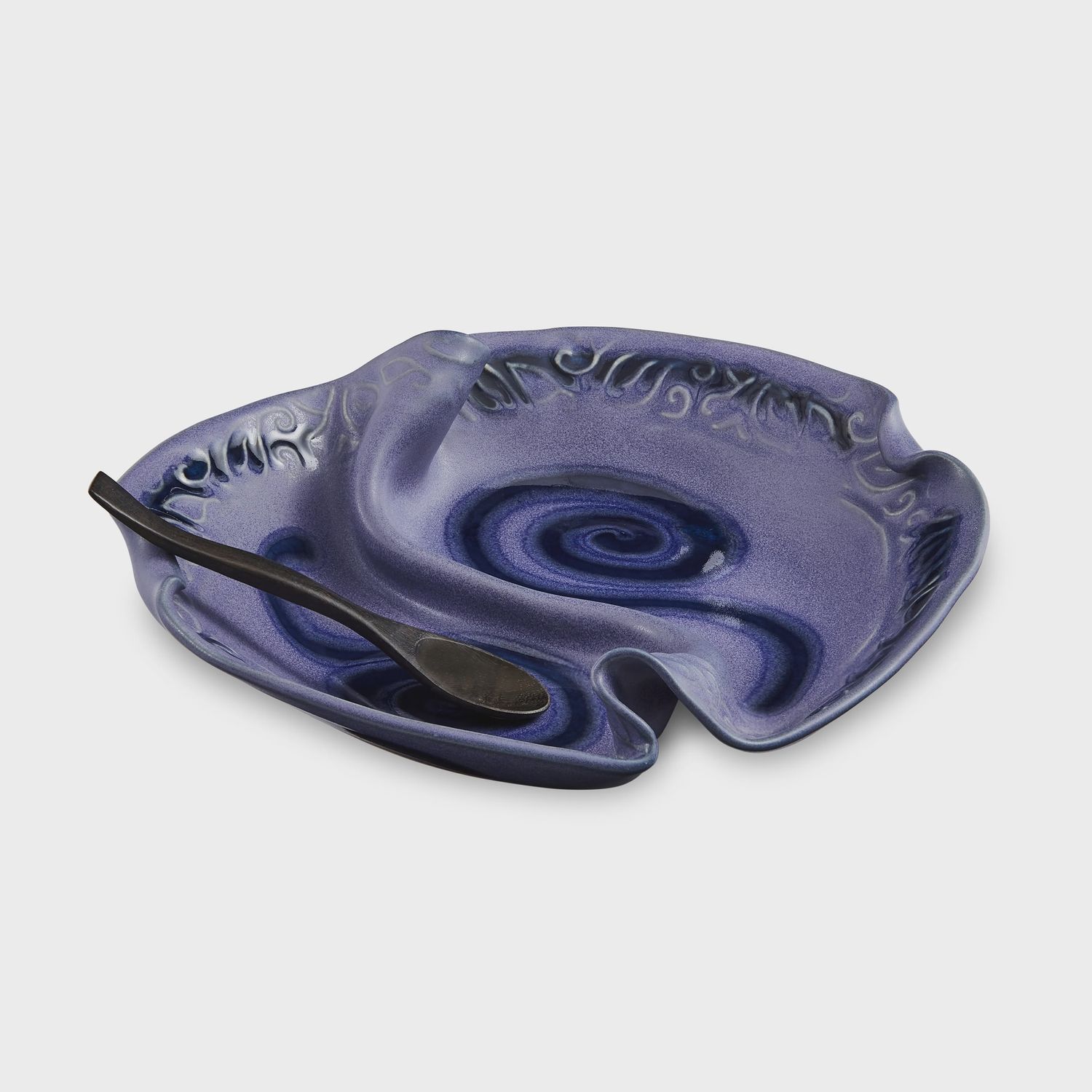 Hilborn 2 Sided Condiment Dish Periwinkle