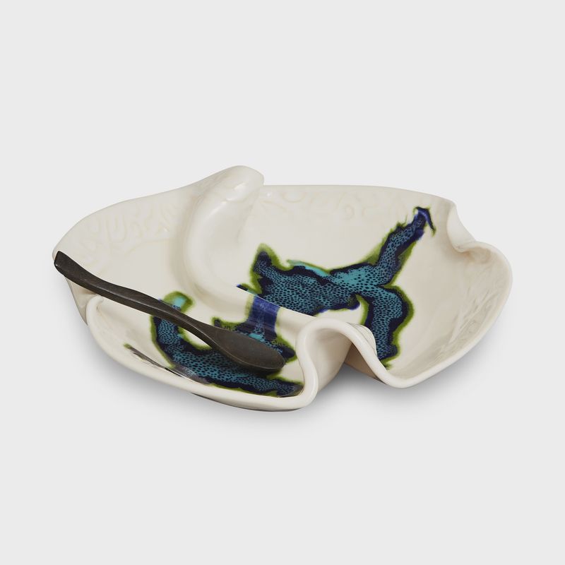 Hilborn 2 Sided Condiment Dish Northern Lights