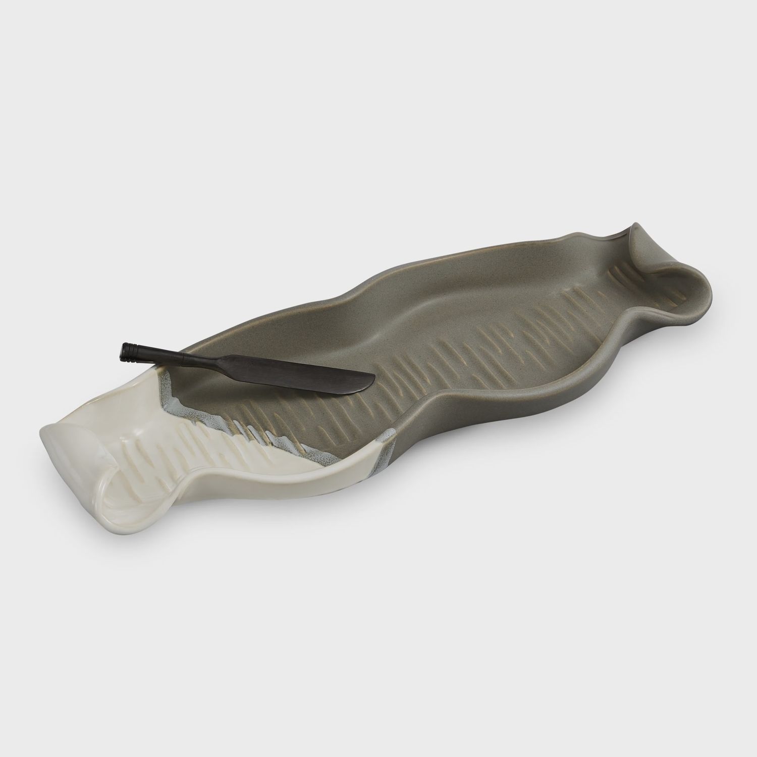Hilborn Baguette Tray Grey/White