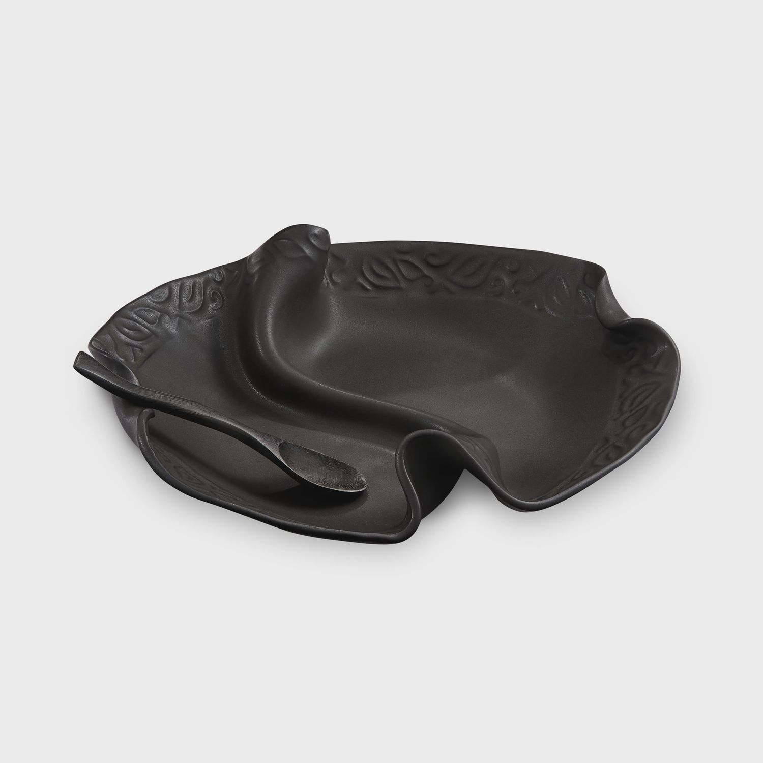 Hilborn 2 Sided Condiment Dish Ebony