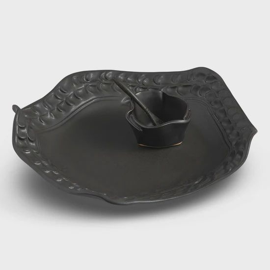 Hilborn Funky Serving Set 2 Pc Ebony