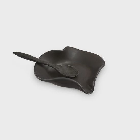 Hilborn Heart Dish Ebony