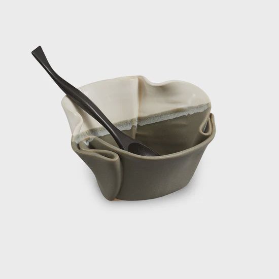 Hilborn Guacamole Bowl Grey/White