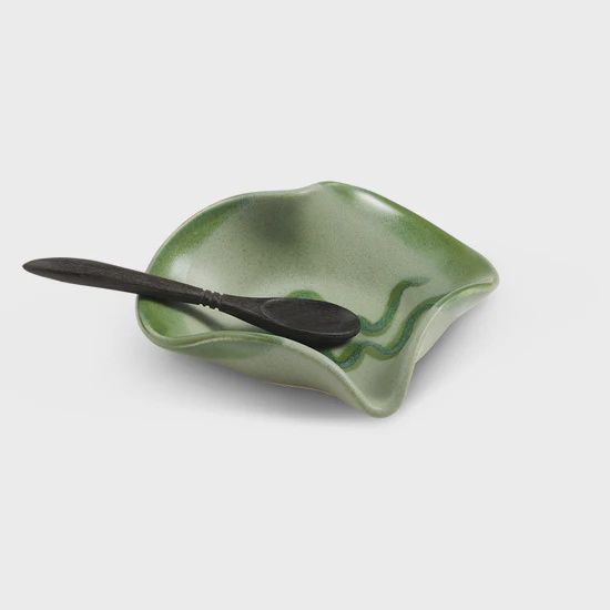 Hilborn Heart Dish Green