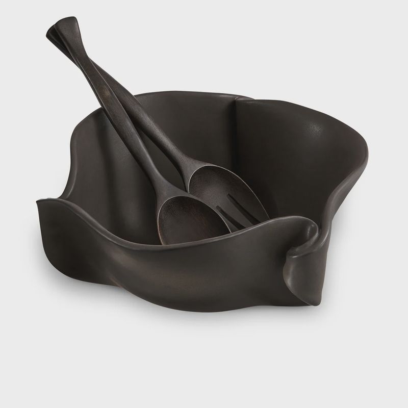 Hilborn Large Curly Bowl Ebony