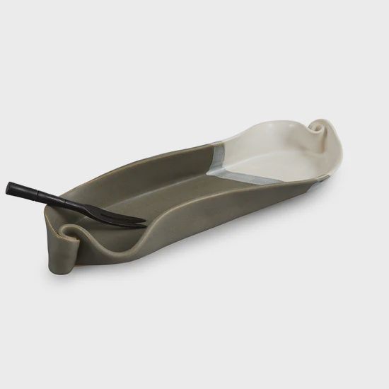 Hilborn Olive Dish Grey/White
