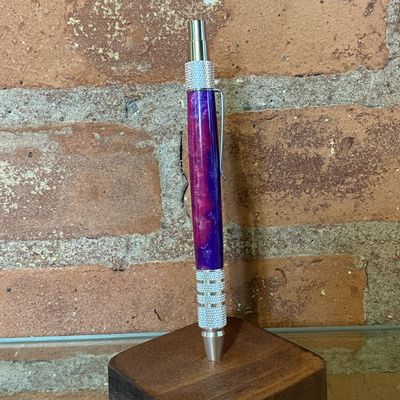 CAYSINGER Purple/Pink Glitter Pen