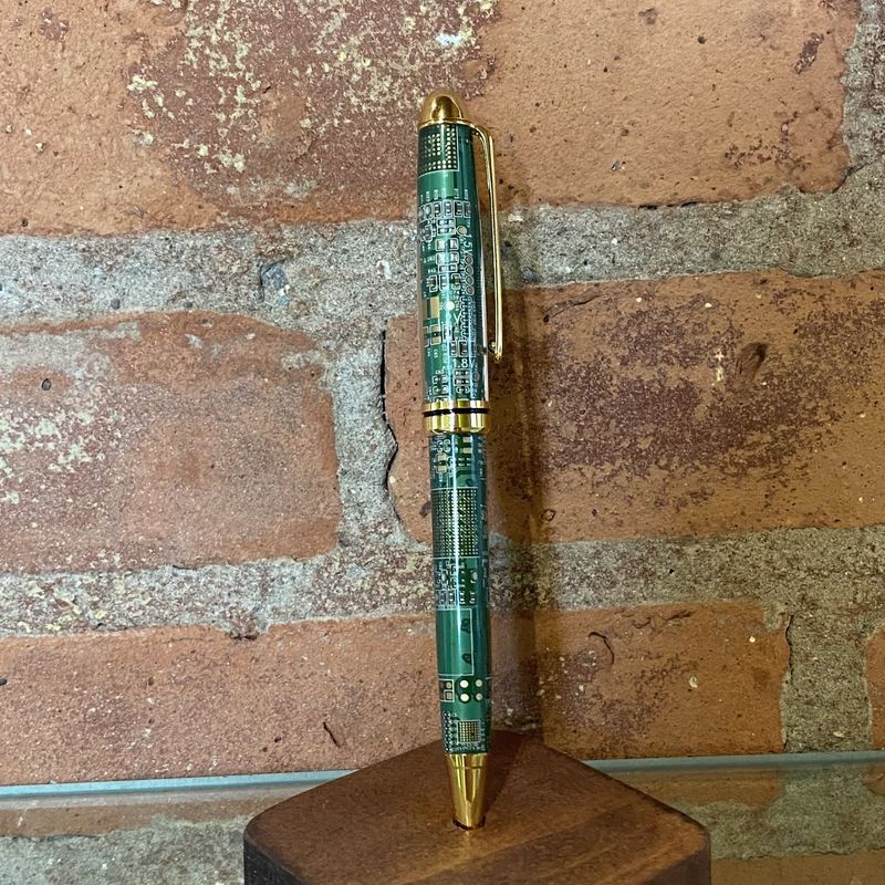 Caysinger Circuit Board Pen Green