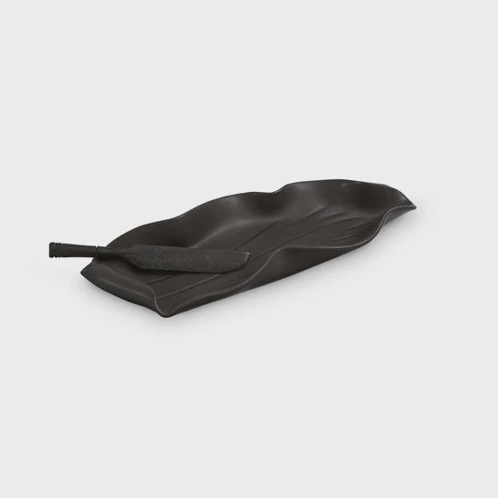 Hilborn Butter Dish Ebony