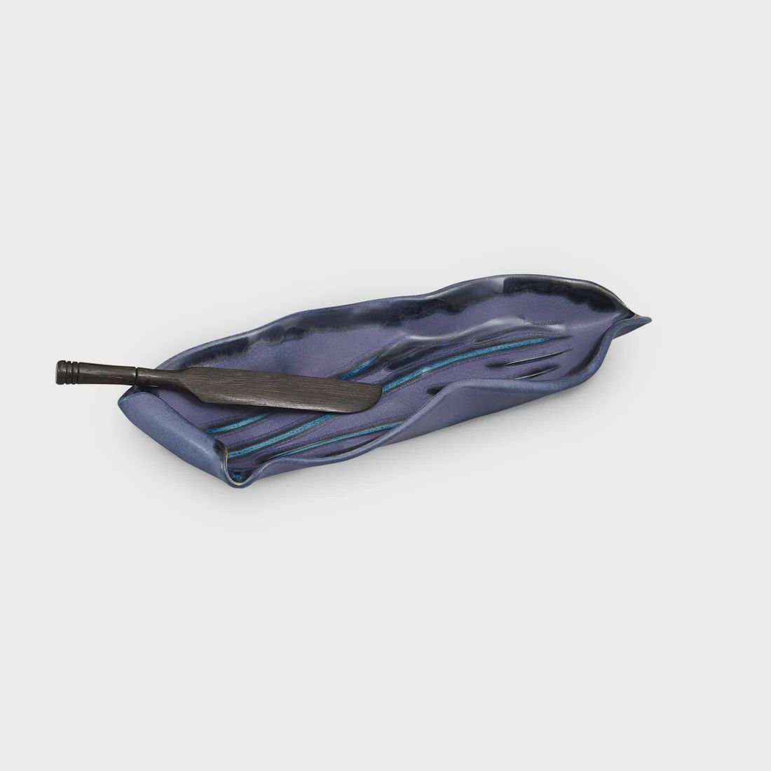 Hilborn Butter Dish Periwinkle